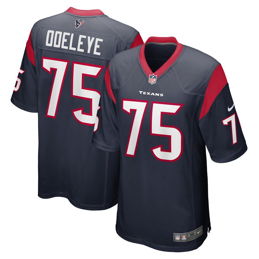 Men Houston Texans #75 Adedayo Odeleye Nike Navy Game Player NFL Jersey->houston texans->NFL Jersey